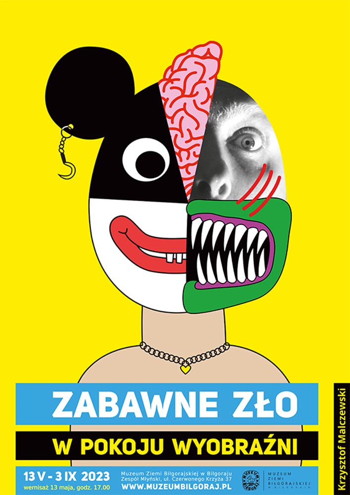 Zabawne zło w pokoju wyobraźni